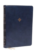 Nkjv, Reference Bible, Super Giant Print, Leathersoft, Blue, Red Letter Edition, Comfort Print: Holy Bible, New King James Version - Imitation Leather