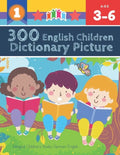 300 English Children Dictionary Picture. Bilingual Children's Books German English: Full colored cartoons pictures vocabulary builder (animal, numbers - Paperback