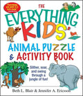 The Everything Kids' Animal Puzzles & Activity Book: Slither, Soar, and Swing Through a Jungle of Fun! - Paperback