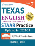 Grade 7 English Language Arts Literacy (ELA) Practice Workbook and Full-length Online Assessments: STAAR Study Guide - Paperback
