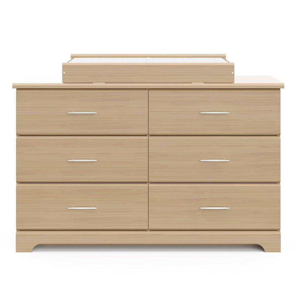 Brookside 6 Drawer Dresser Driftwood Nursery Furniture