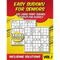 Easy Sudoku for Seniors: 320 Large Print Sudoku Puzzles for Elderly With Solutions - Paperback