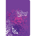 Rvr 1960 Biblia MIS Quince, Amatista Con Mariposas S匇il Piel - Imitation Leather