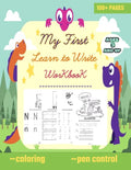 My first learn to write workbook ages 3 and up: Big letter tracing for preschoolers and kids (toddlers) 2-4 year olds (ABC books), practice line traci - Paperback