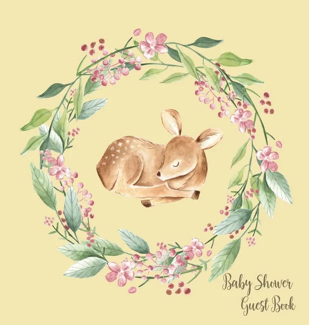 Woodland Baby Shower Guest Book (Hardcover) - Hardcover