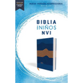 Nvi, Biblia Para Niños, Revisión 2022, Leathersoft, Azul, Comfort Print - Leather