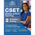 CSET Multiple Subject Test Prep: 2 Practice Exams and CSET Study Book [Includes Detailed Answer Explanations] - Paperback