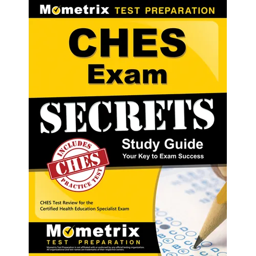 Ches Exam Secrets Study Guide: Ches Test Review for the Certified Health Education Specialist Exam - Paperback
