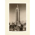 Vintage Lined Notebook Empire State Building, New York City - Paperback