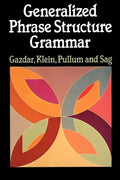 Generalized Phrase Structure Grammar - Paperback