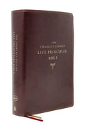 Nkjv, Charles F. Stanley Life Principles Bible, 2nd Edition, Leathersoft, Burgundy, Comfort Print: Growing in Knowledge and Understanding of God Throu - Imitation Leather