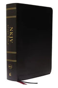 NKJV Study Bible, Leathersoft, Black, Full-Color, Thumb Indexed, Comfort Print: The Complete Resource for Studying God's Word - Imitation Leather