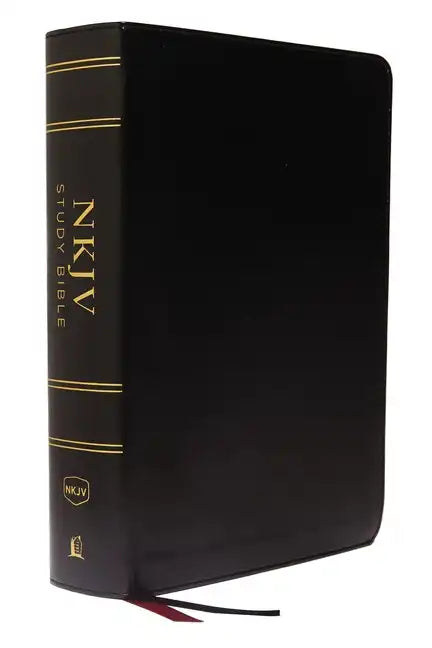 NKJV Study Bible, Imitation Leather, Black, Full-Color, Comfort Print: The Complete Resource for Studying God's Word - Imitation Leather