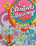 Creative Colouring for Girls: 50 inspiring designs of animals, playful patterns and feel-good images in a colouring book for tweens and girls ages 6 - Paperback