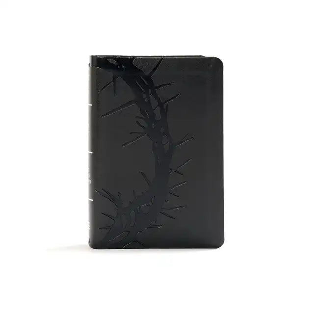KJV Large Print Compact Reference Bible, Charcoal Leathertouch - Imitation Leather