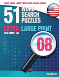 51 Word Search Puzzles, Volume 8: Brain-Stimulating Puzzle Activities for Many Hours of Entertainment - Paperback
