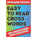 Easy to Read Crosswords: Crossword Puzzle Books for Adults, Crossword for Men and Women, Crossword Puzzles for Adults Large Print, Challenging - Paperback