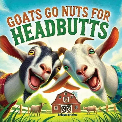 Goats Go Nuts for Headbutts: Goats love headbutting all kinds of things in this fun, silly, children's picture book with memorable, easy rhymes and - Paperback
