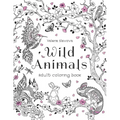 Wild Animals: Adult coloring book: 30 Original Coloring Pages of animals, birds, fish and a lot of wonderful flowers for Stress Relief. - Paperback