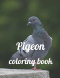 Pigeon coloring book: A Coloring Book of 35 Unique Stress Relief pigeon Coloring Book Designs Paperback - Paperback