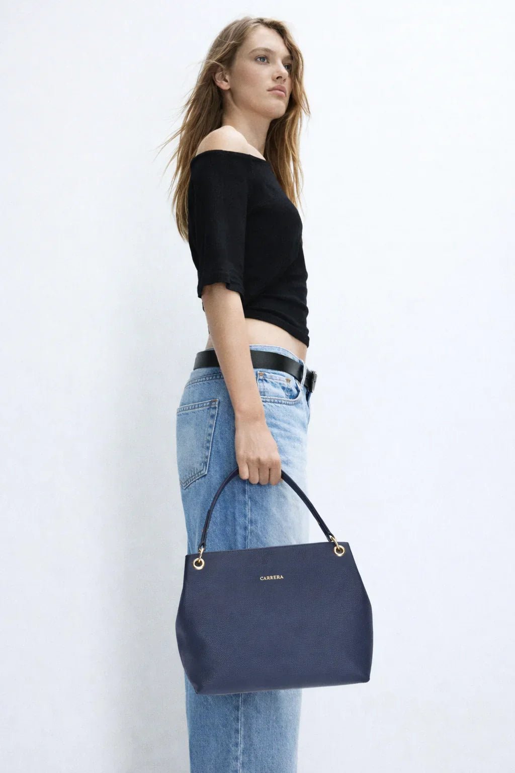 Carrera Calivra Women's Leather Bag – Floater Leather Shoulder Bag for Everyday Elegance | Minimal & Handcrafted