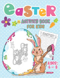 Easter Activity Book For Kids Ages 6-8: Happy Easter Day, Dot to Dot, Mazes, Word Search Workbook Game For kids Learning - Paperback