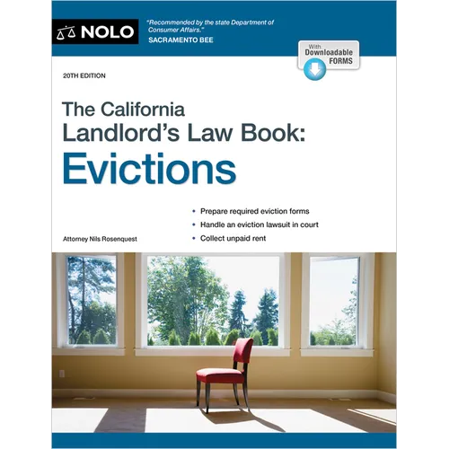 The California Landlord's Law Book: Evictions: Evictions - Paperback