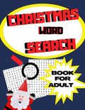 Christmas Word Search Book for Adult: Puzzles Large Print - Jumbo Challenging Brain Exercise - Word Find Activity Games - Wordsearching Holiday Game - - Paperback