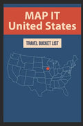 Map It United States: Travel Bucket List - Paperback
