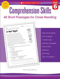 Comprehension Skills: 40 Short Passages for Close Readings, Grade 6 - Paperback