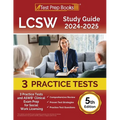 LCSW Study Guide 2025-2026: 3 Practice Tests and ASWB Clinical Exam Prep for Social Work Licensing [5th Edition] - Paperback