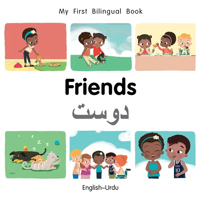 My First Bilingual Book-Friends (English-Urdu) - Board Book