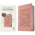 NLT Premium Value Thinline Bible, Filament-Enabled Edition (Leatherlike, Dusty Pink Vines) - Imitation Leather