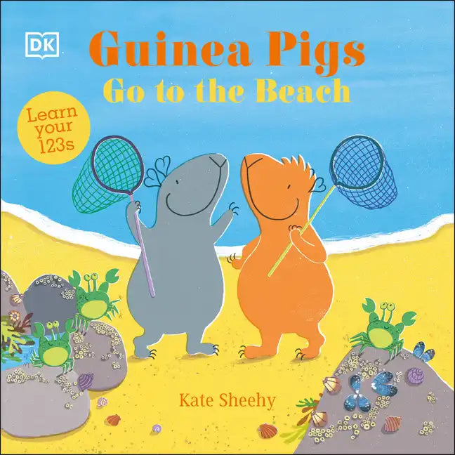 Guinea Pigs Go to the Beach: Learn Your 123s - Board Book