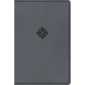 CSB Large Print Thinline Bible, Value Edition, Charcoal Leathertouch - Imitation Leather