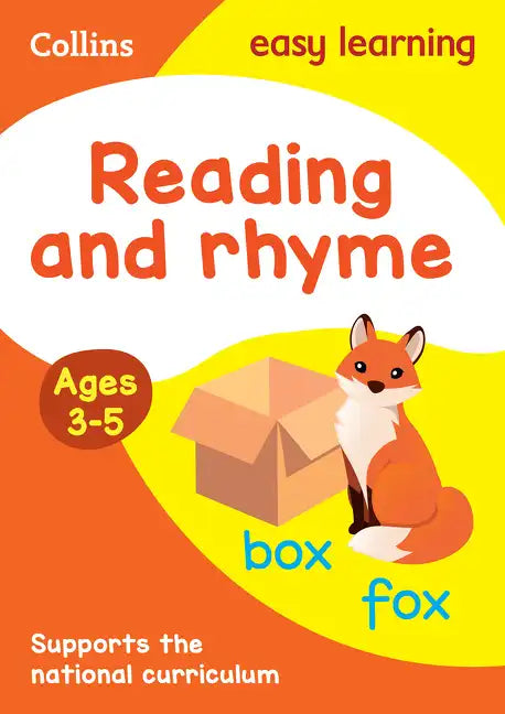 Reading and Rhyme Ages 3-5: Ideal for Home Learning - Paperback