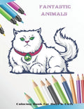 Fantastic Animals - Coloring Book For Boys & Girls - Paperback