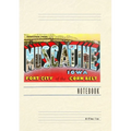 Vintage Lined Notebook Greetings from Muscatine - Paperback