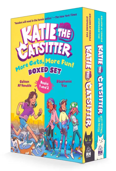Katie the Catsitter: More Cats, More Fun! Boxed Set (Books 1 and 2): (A Graphic Novel Boxed Set) - Paperback