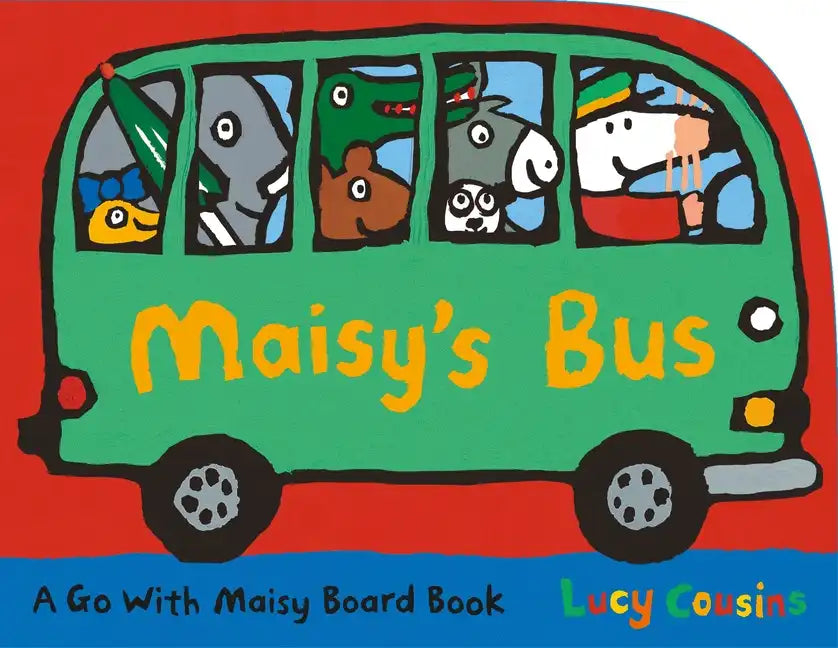 Maisy's Bus: (A Bus-Shaped Board Book about Maisy the Mouse's Adventure Through Town for Toddlers) - Board Book