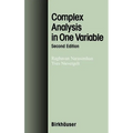 Complex Analysis in One Variable - Hardcover