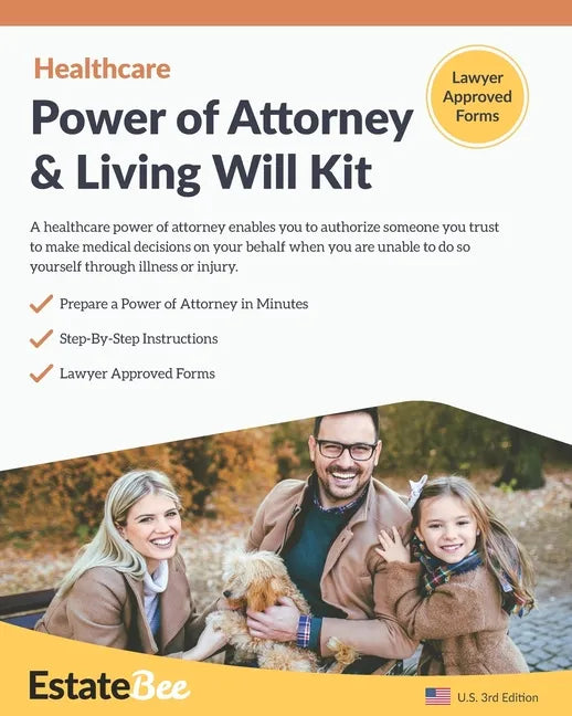 Healthcare Power of Attorney & Living Will Kit: Prepare Your Own Healthcare Power of Attorney & Living Will in Minutes.... - Paperback