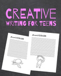 Creative Writing for Teens: Story Starting Writing and Drawing Activity Workbook for Kids - Paperback