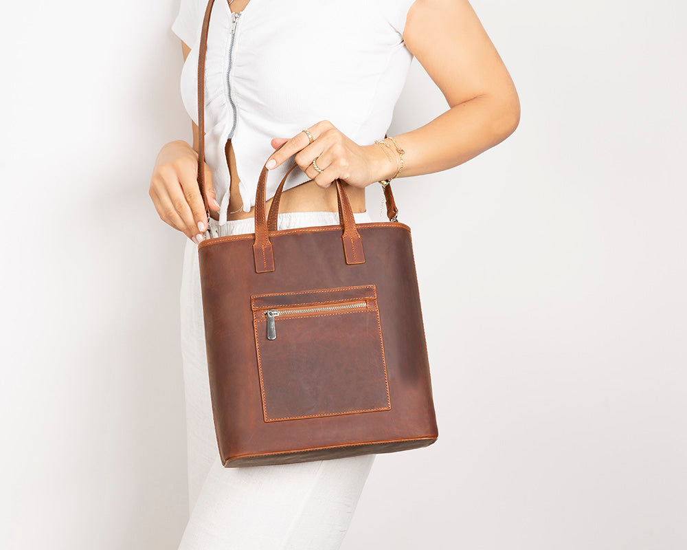 Valetto Women’s Leather Bag – Genuine Leather Women’s Tote & Shoulder Bag for Everyday Elegance | Minimal & Handcrafted