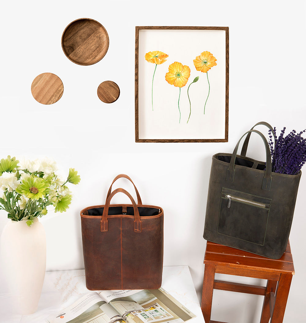 Valetto Women’s Leather Bag – Genuine Leather Women’s Tote & Shoulder Bag for Everyday Elegance | Minimal & Handcrafted
