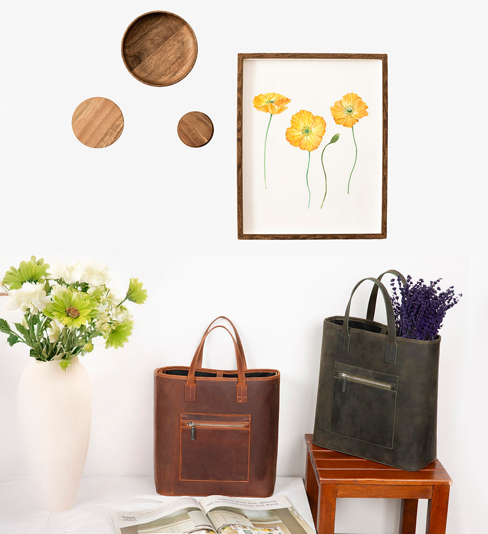 Valetto Women’s Leather Bag – Genuine Leather Women’s Tote & Shoulder Bag for Everyday Elegance | Minimal & Handcrafted