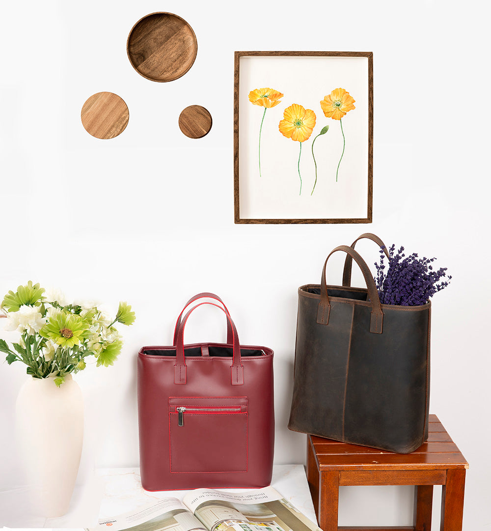 Valetto Women’s Leather Bag – Genuine Leather Women’s Tote & Shoulder Bag for Everyday Elegance | Minimal & Handcrafted
