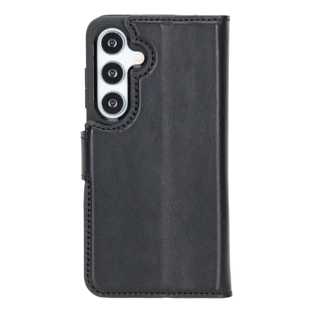Samsung Galaxy S25 Leather Wallet Case Detachable RFID – Magic