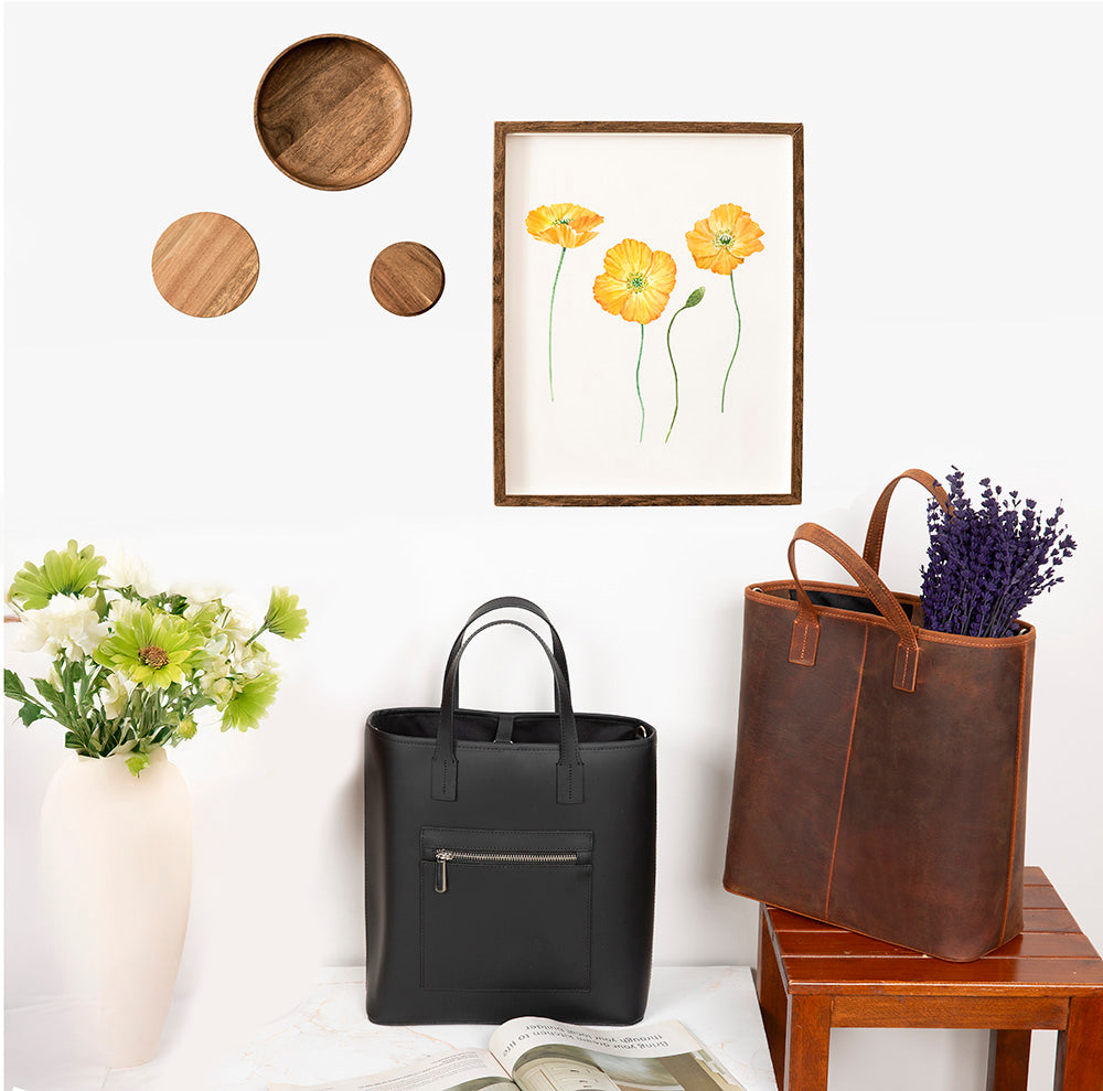 Valetto Women’s Leather Bag – Genuine Leather Women’s Tote & Shoulder Bag for Everyday Elegance | Minimal & Handcrafted