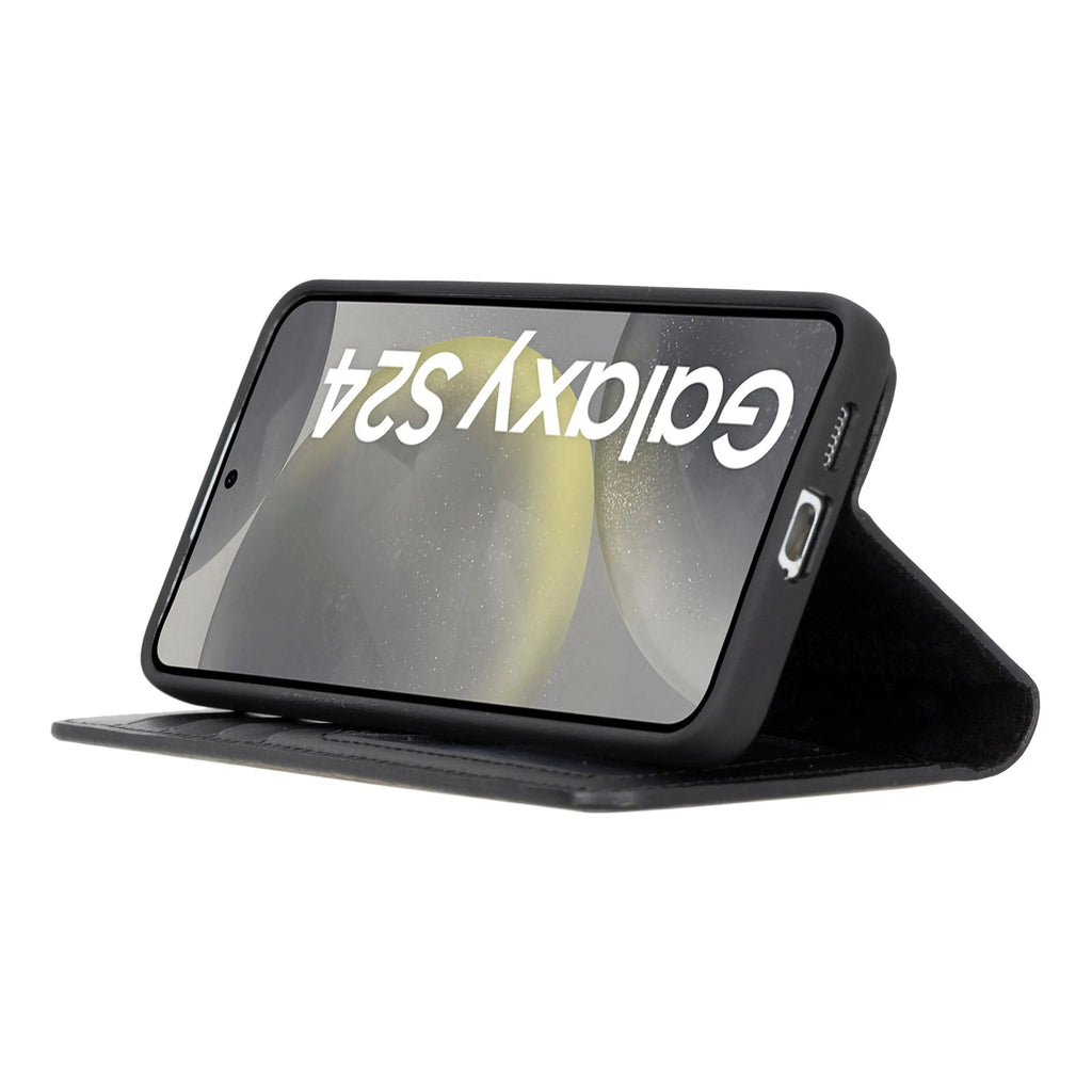 Samsung Galaxy S24 Plus Leather Wallet Case Detachable RFID – Magic